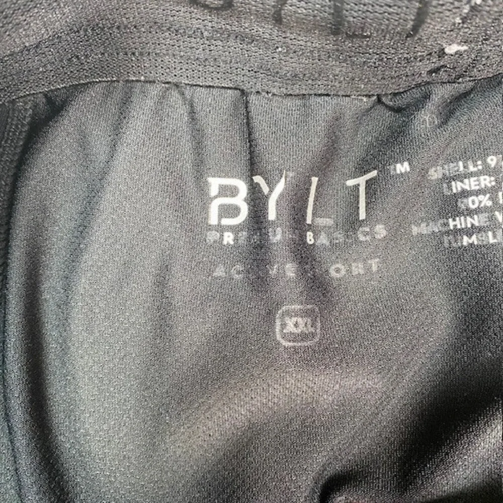 BYLT Premium Basics Active Shorts Mens XXL Grey‎ Tie Dye Lined Athletic Pockets